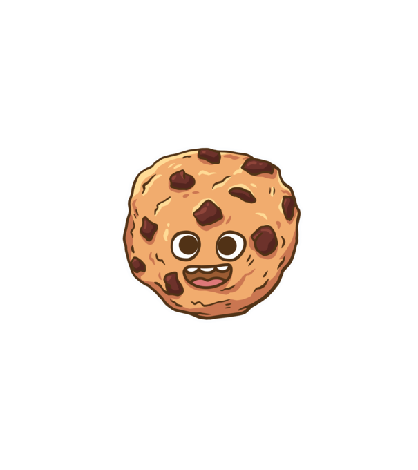 Cookie drăguț model turcoaz pe tricou