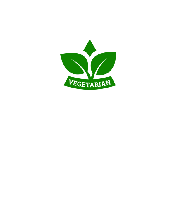 Vegetarian badge 1 model gri pe tricou