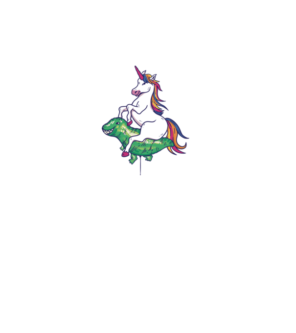 Balon cu Unicorn model turcoaz pe tricou