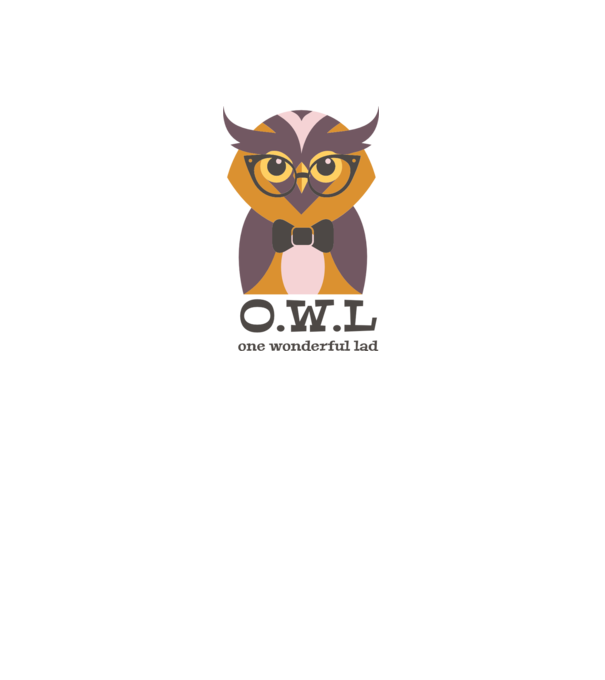 OWL - One wonderful Lad model gri pe tricou