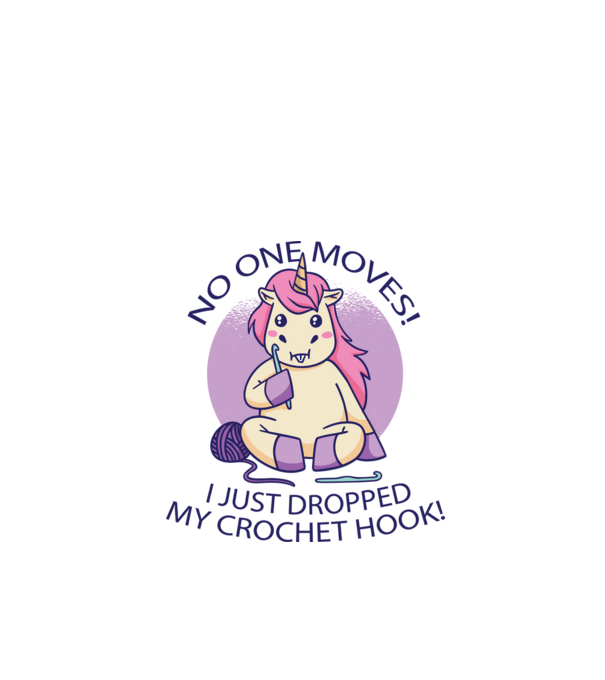 Nu mișcă nimeni, mi-a căzut acul de tricotat - Unicorn model verde de măr pe tricou