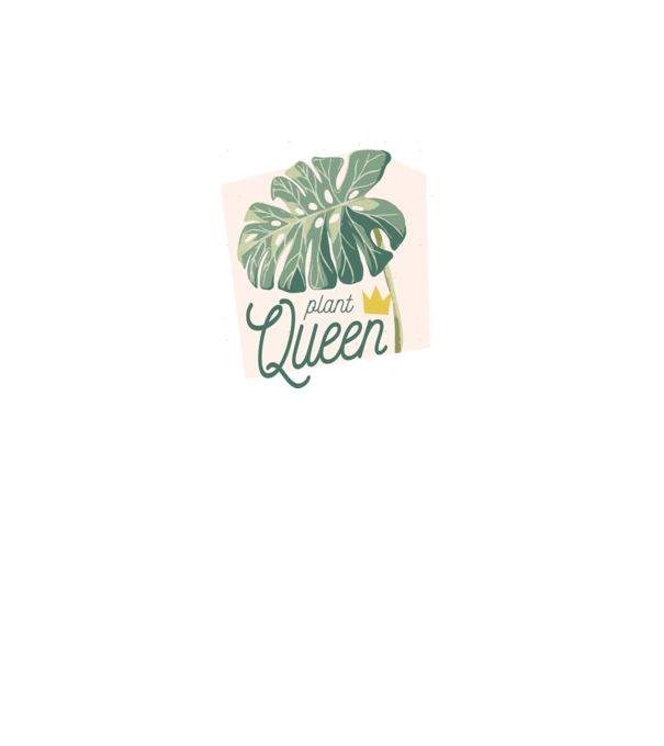 Plant Queen model gri pe tricou