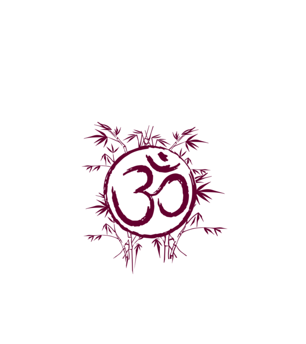 Simbol Yoga model alb pe tricou