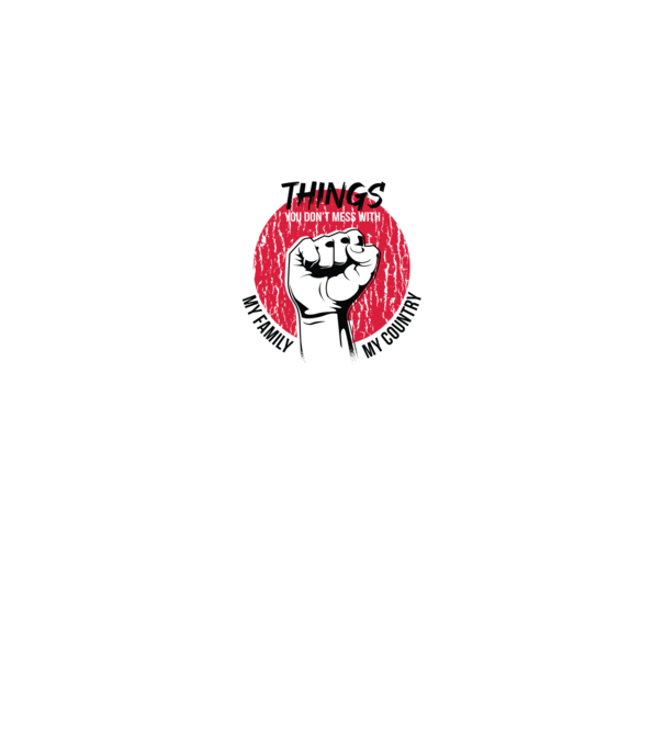 3 lucruri de care să nu te legi: Familia mea, țara mea și libertatea mea model gri pe tricou
