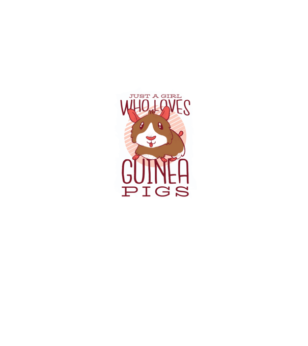 Doar o fată care iubește porcușorii de Guineea model gri pe tricou