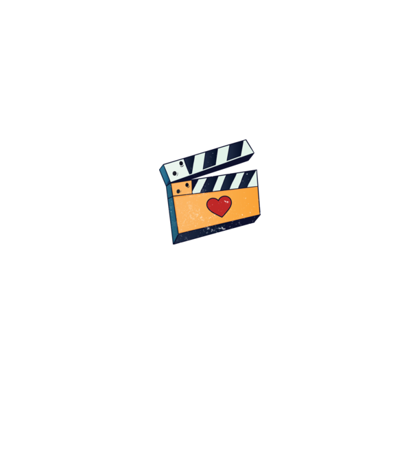Cinema Film model gri pe tricou