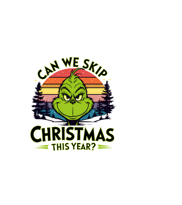 Can we skip christmas this year model alb pe tricou