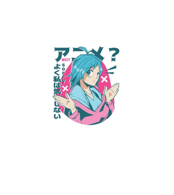 Tricou Anime model alb pe tricou