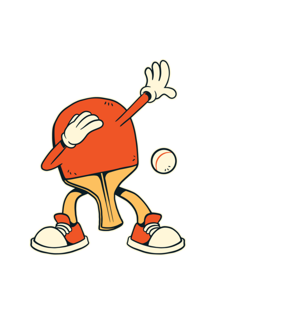 Ping Pong DAB model albastru închis pe tricou