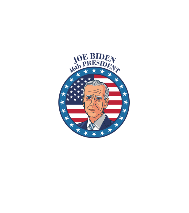 Joe Biden cel de-al 46-lea președinte al SUA model alb pe tricou
