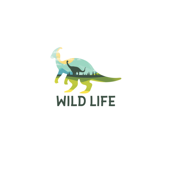 Dinosaur model negru pe tricou