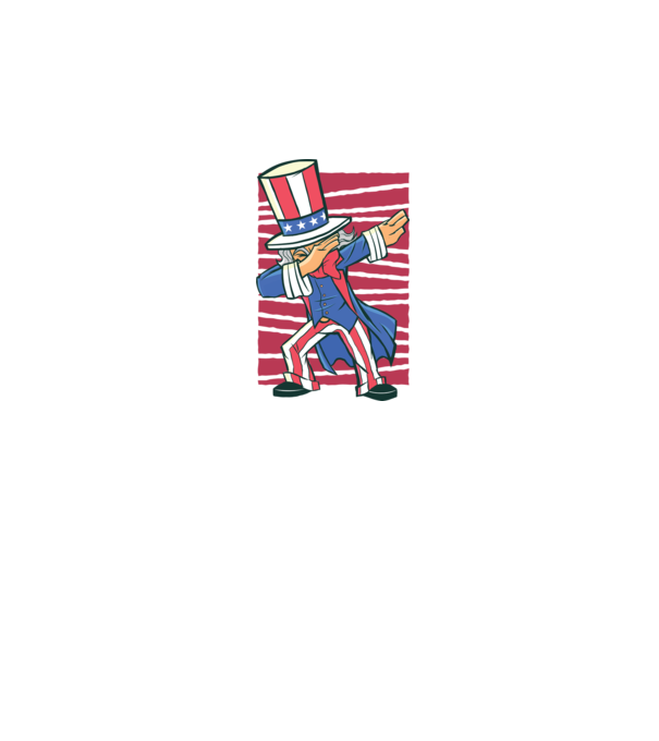 Uncle Sam DAB model alb pe tricou