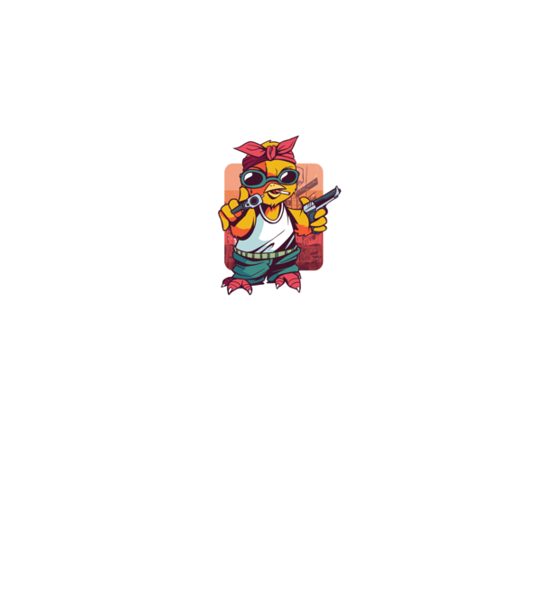 Pew Pew Pew Madafakas Pui model negru pe tricou