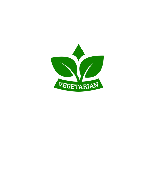 Vegetarian badge 1 model negru pe tricou