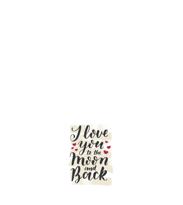 'I love you to the moon and back tricou drăguț Valentine''s Day' model albastru deschis pe tricou