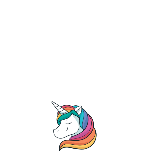 Cap de unicorn model roz deschis pe tricou