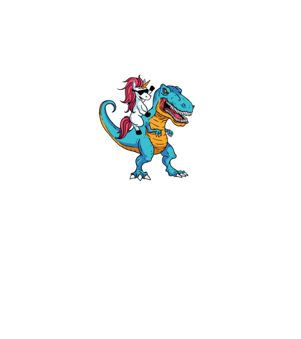 Unicorn cu dinozaur tricou amuzant model gri pe tricou