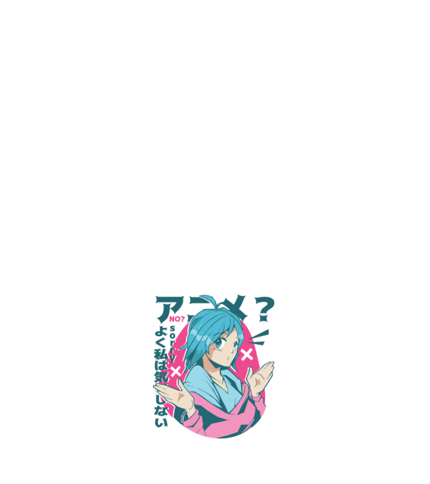 Tricou Anime model negru pe tricou