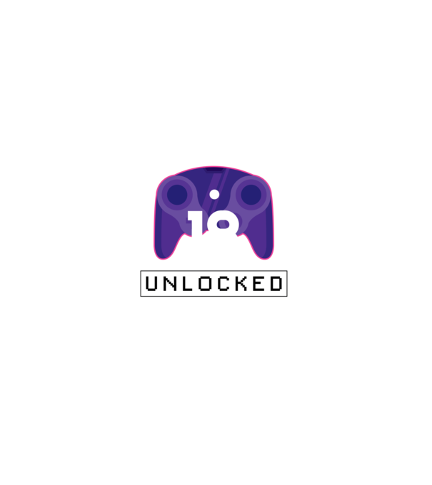 Level 18 Unlocked Gamer Birthday model negru pe tricou