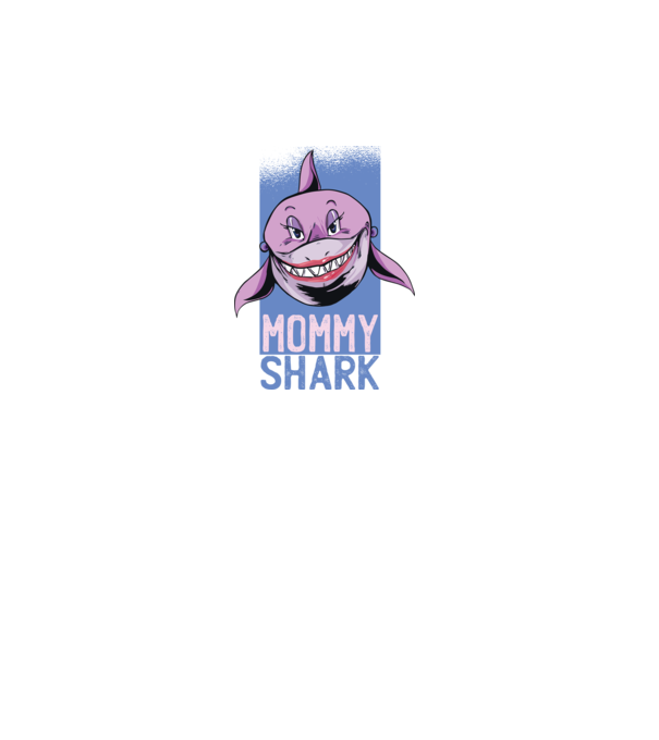 Mommy Shark tricou pentru mama model turcoaz pe tricou