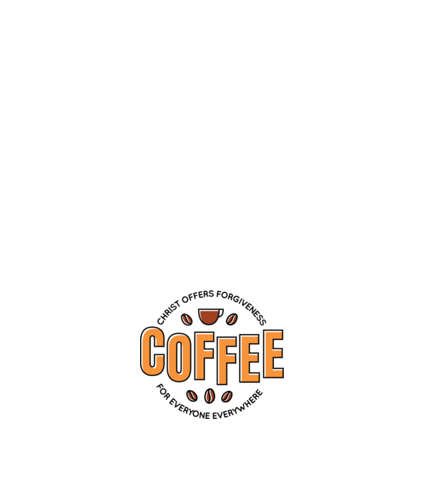 Cafea Iertare model alb pe tricou