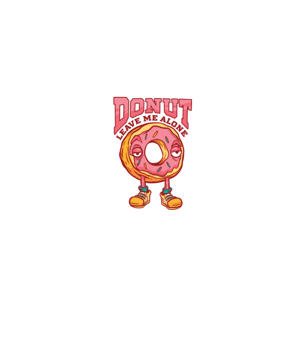 Donut leave me alone model roz deschis pe tricou