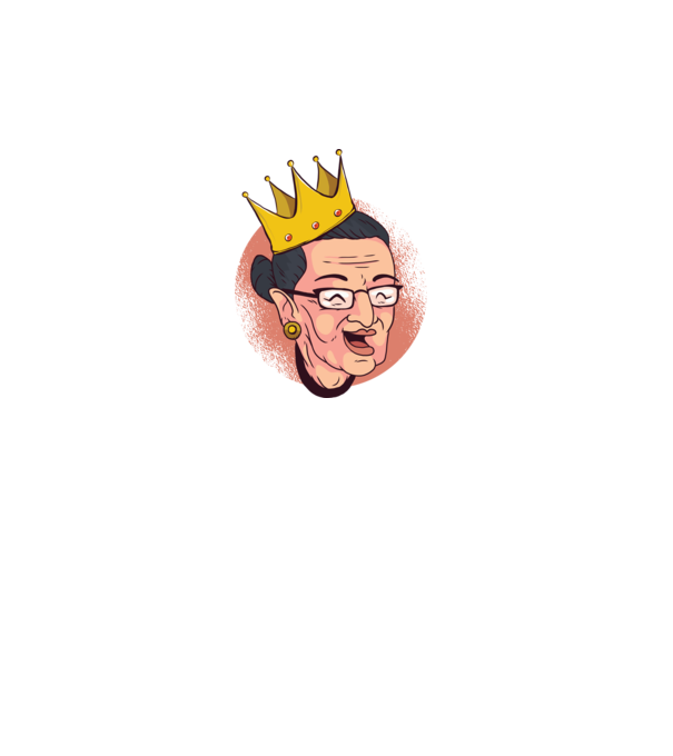 Ruth Bader Ginsburg model turcoaz pe tricou