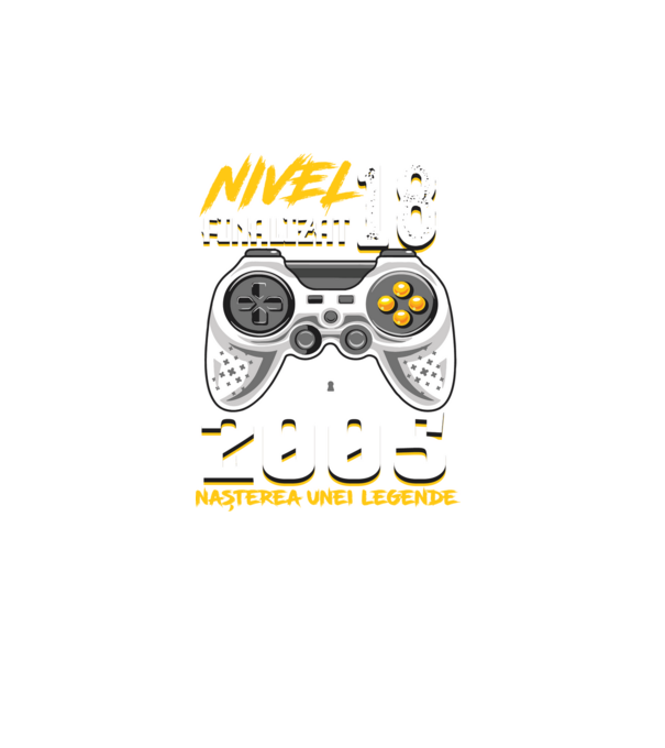 Nivel Finalizat 18 2005 model turcoaz pe tricou
