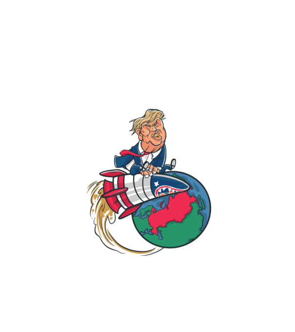 Trump bombă model turcoaz pe tricou