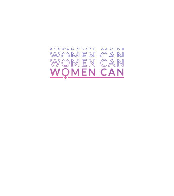 Women Can Ziua femeii model alb pe tricou