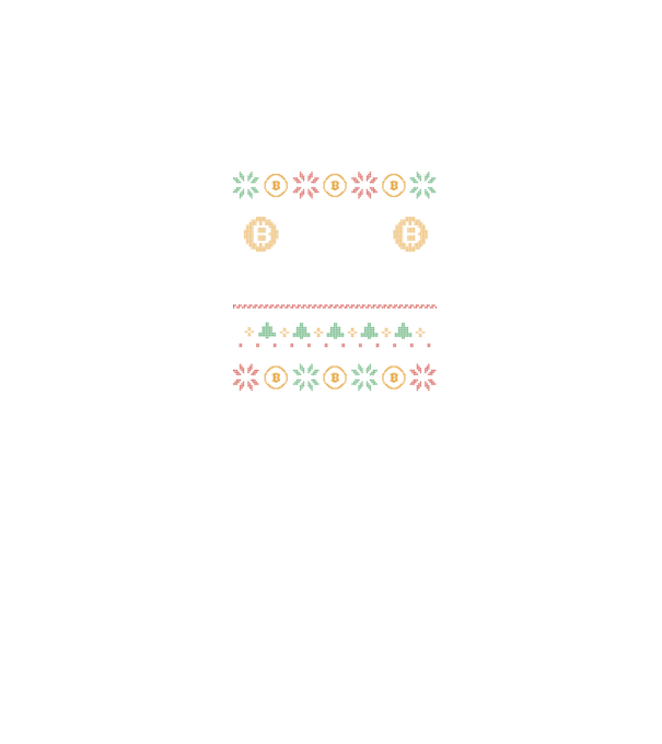 Buy the Dip Bitcoin Ugly Sweater model negru pe tricou