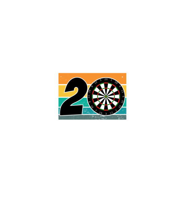 'I''m not 20 I''m double 10 darts birthday' model negru pe tricou