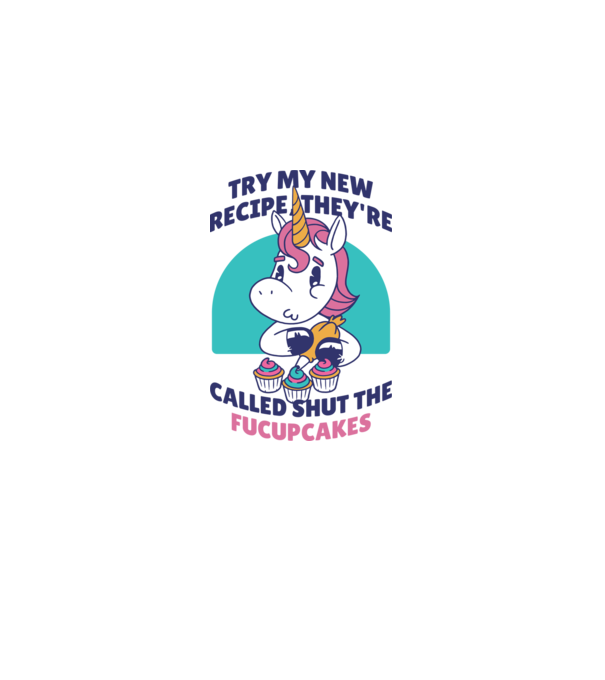 Unicorn Rețetă model roz deschis pe tricou