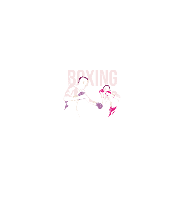Boxing model negru pe tricou