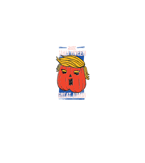 Make Halloween Great Again Trump model negru pe tricou