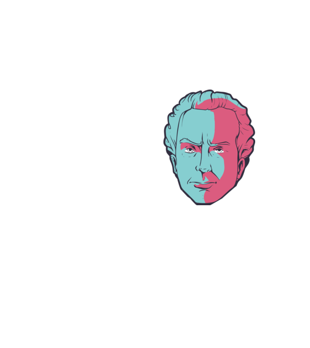 Immanuel Kant model galben neon pe tricou