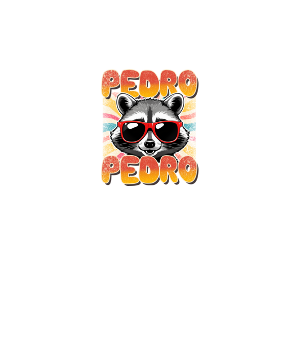 Pedro Pedro groovy retro model negru pe tricou