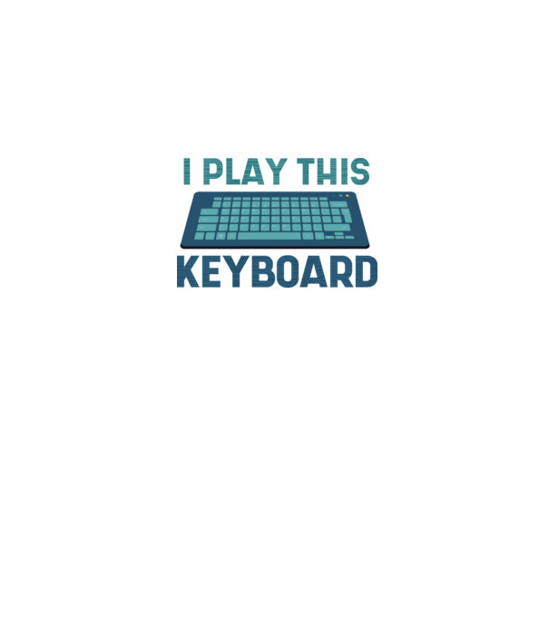 Tastatura Gamer model alb pe tricou