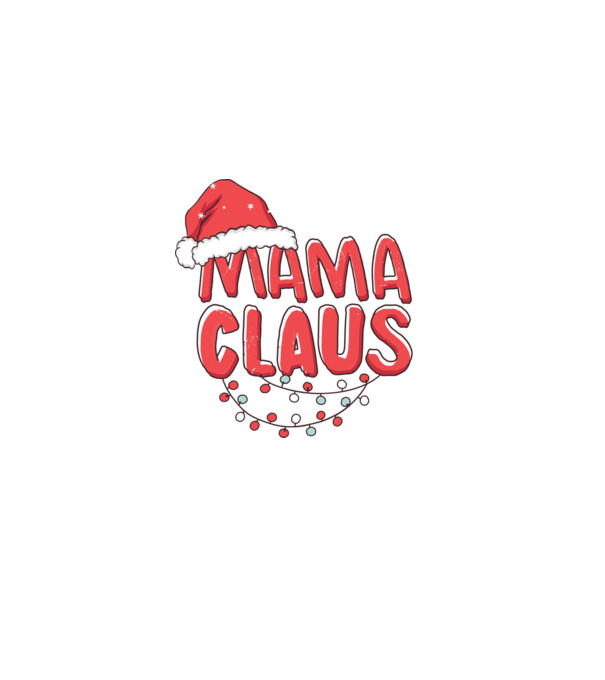 Mama Claus model roz deschis pe tricou