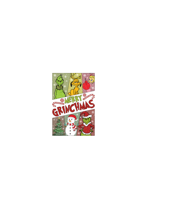 Merry Grinchmas - Grinch model negru pe tricou