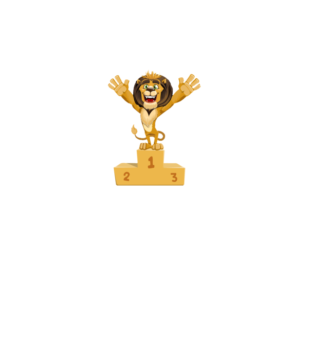 lion champion model gri pe tricou