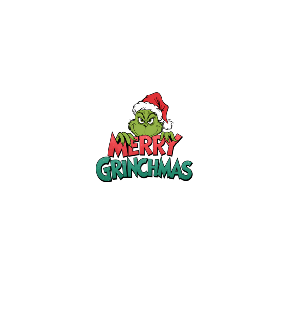 Merry Grinchmas model negru pe tricou
