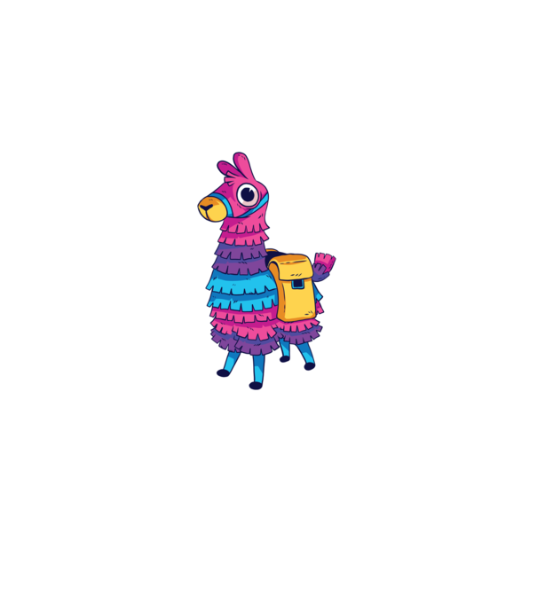 Fortnite LLama - Tricou gamer cu lama model negru pe tricou