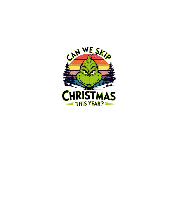 Can we skip christmas this year model alb pe tricou