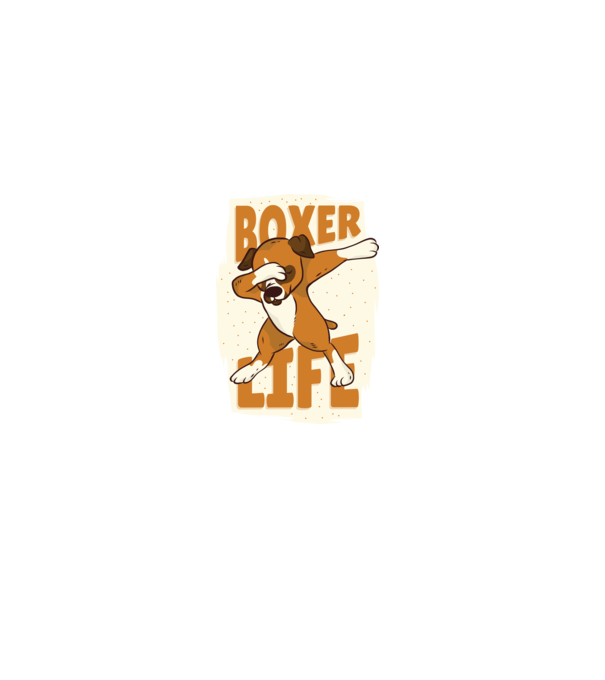 Boxer Life DAB model verde pe tricou