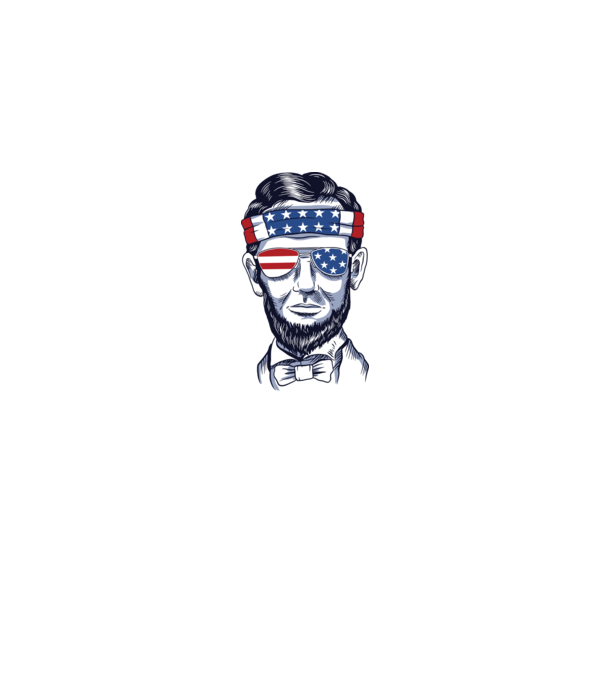 Lincoln USA model gri pe tricou