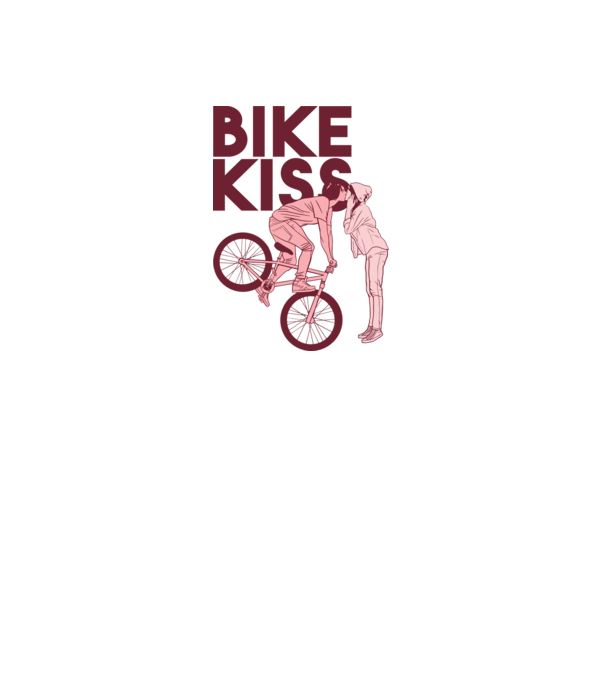Pupici cu bicicletă model roz neon pe tricou