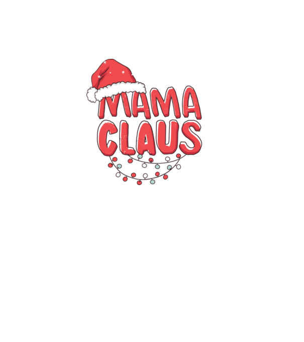 Mama Claus model roz deschis pe tricou