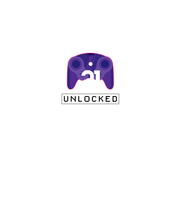Level 21 Unlocked Gamer Birthday model negru pe tricou