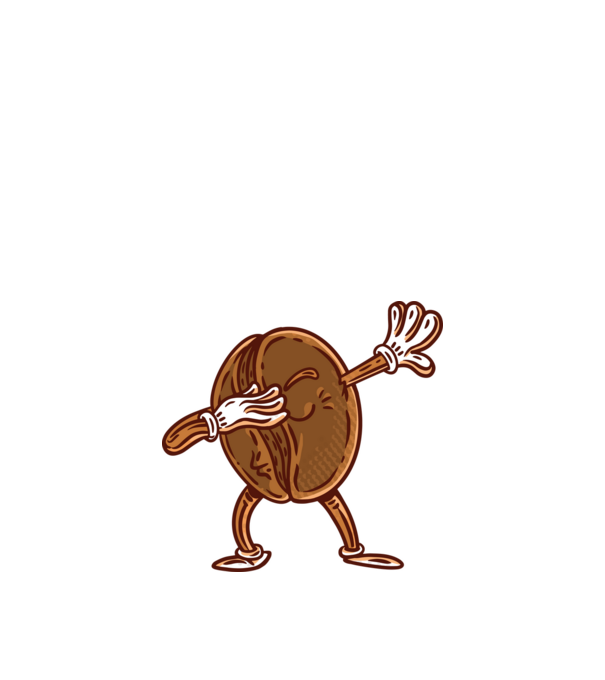 Cafea DAB model nisipiu pe tricou